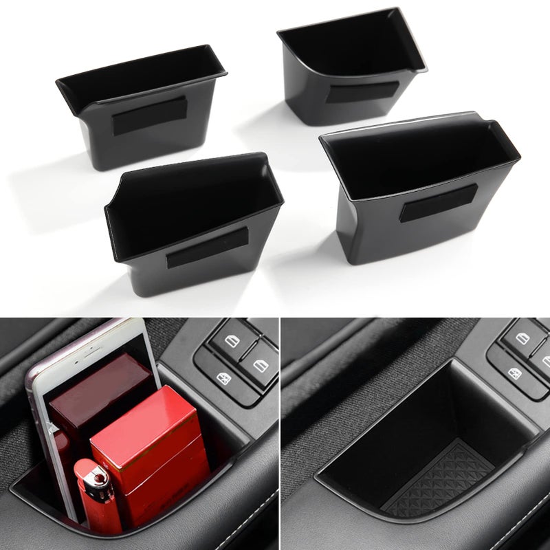 ANFOKAS 4pcs for Mazda 3 CX30 2024 2023 2022 2021 2020 Accessories Auto Door Grab Handle Pocket Armrest Box Armrest Cover Storage Organizer Tray - Image 1